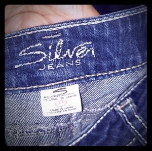 Silver Twisted Bootcut Jeans